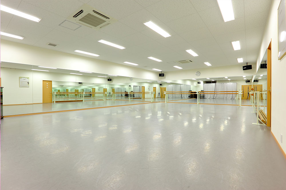 名古屋の総合ダンススタジオ studio Mのスタジオ内観